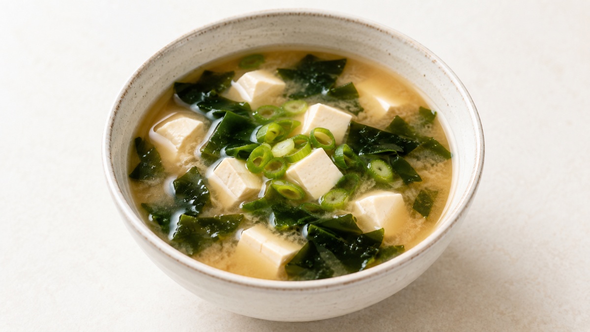 豆腐とわかめの味噌汁