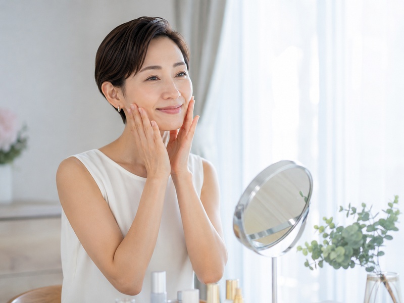 顔の印象を明るくするための習慣